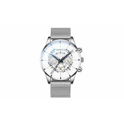Men's Calendar Watch - Silver