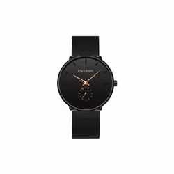 Men's Mesh Strap Minimalist Quartz Watch - Gold