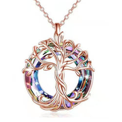 Tree of Life Necklace - Rose Gold