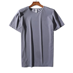 Cool Quick-Dry Sports T-Shirt - Grey, XL