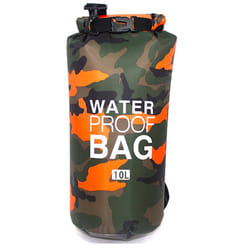 Outdoor Camouflage Waterproof Bag - Orange, 10L