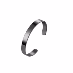 Unisex Adjustable Bracelet Bangle - balck