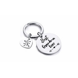 Best Grandma or Best Grandpa Keyring - grandma