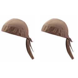 Set of 2 Outdoor Quick-Drying Sports Headscarf - Brown