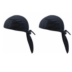 Set of 2 Outdoor Quick-Drying Sports Headscarf - Black