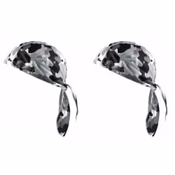 Set of 2 Outdoor Quick-Drying Sports Headscarf - Grey