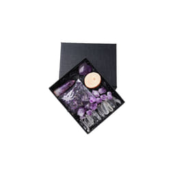Natural Shaped Gemstone Set - Purple