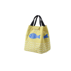 Fish Style Insulated Lunch Bag - Yellow