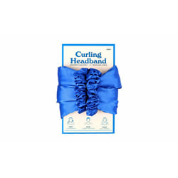 2 in 1 Heatless Ribbon Sleeping Curling Roller - Blue