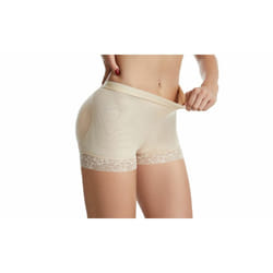) Breathable Shapewear Shorts with Padding - Nude, UK 14 (XL