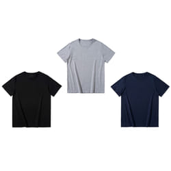 Pack of 3 Men's Brushed Cotton T-Shirts - 2XL