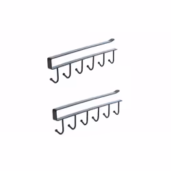 Set of 2 Under-Shelf Storage Hooks - black