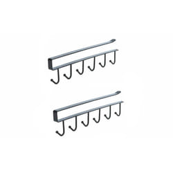 Set of 2 Under-Shelf Storage Hooks - black