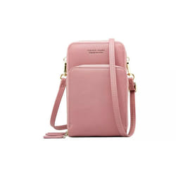 Six-Compartment Crossbody Bags - Pink