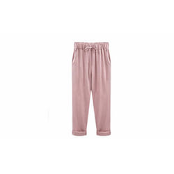 ) Women's Casual Summer Trousers - pink, UK 12 (XL