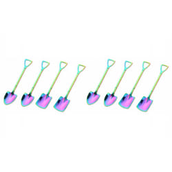 Shovel and Spade Stainless Steel Spoons - 4 pcs, Rainbow