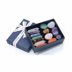 14-Piece Chakra Crystals and Gemstones Set