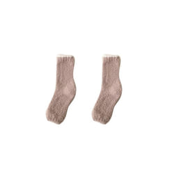 Winter Fluffy Leg Warmer - KHAKI