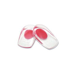 Silicone Heel Pads - large, red