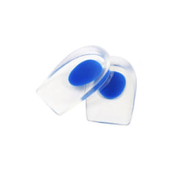 Silicone Heel Pads - small, blue