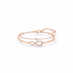 Double Layer Infinity Bracelet - Gold