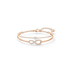 Double Layer Infinity Bracelet - Gold