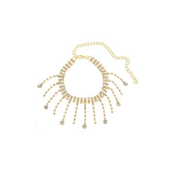 Summer Rhinestone Anklets - Gold