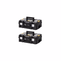 DeWalt DWST1-70703 TSTAK II Power Tool Storage Twin Pack T4TKIT-842