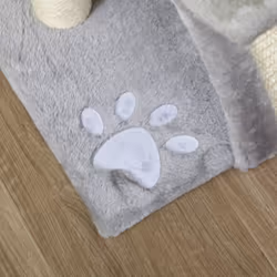 PawHut Cat Tree Plush Scratcher Kitty Activity Play Centre Tunnel Dangling Ball - Additional view 6