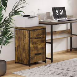 Vinsetto 70cm Vertical Office Filing Cabinet w/ 2 Drawer, Hanging File Folder