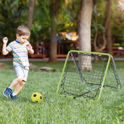 HOMCOM Angle Adjustable Rebounder Net Goal Training Set Football, Baseball