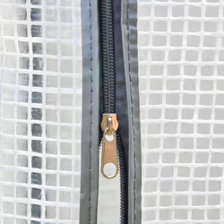 Outsunny 100 x 50 x 150cm Greenhouse w/ Zipper Roll-up Door Outdoor White - Additional view 7