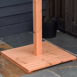 PawHut Wooden Bird Feeder Bird Table with Roof for Outside Use Brown 130cm - Additional view 7