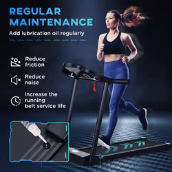 HOMCOM Treadmill 1.5HP Electric Motorised Running Machine w/ LED Display - Additional view 4