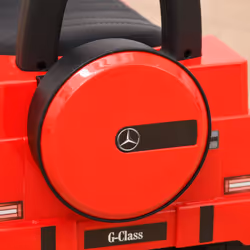 HOMCOM Benz G350 Kids Ride on Sliding Car w/ Under Seat Storage No Power Red - Additional view 6
