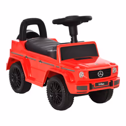 HOMCOM Benz G350 Kids Ride on Sliding Car w/ Under Seat Storage No Power Red - Additional view 8