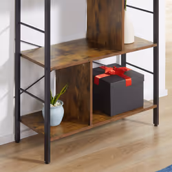 HOMCOM Industrial Storage Shelf Bookcase Closet Floor Standing - Additional view 7