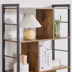 HOMCOM Industrial Storage Shelf Bookcase Closet Floor Standing - Additional view 8
