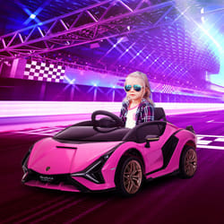 HOMCOM Lamborghini SIAN 12V Kids Electric Ride On Car Toy w/ Remote Control