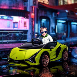 HOMCOM Lamborghini SIAN 12V Kids Electric Ride On Car Toy w/ Remote Control