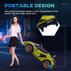 HOMCOM Lamborghini SIAN 12V Kids Electric Ride On Car Toy w/ Remote Control - Additional view 6