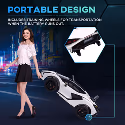 HOMCOM Lamborghini SIAN 12V Kids Electric Ride On Car Toy w/ Remote Control - Additional view 6