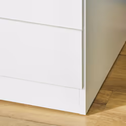 HOMCOM Storage Cabinet Vertical Drawer Chest of 4 w/ Metal Rails Anti-Tip - Additional view 7