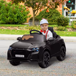 HOMCOM Audi RS Q8 6V Kids Electric Ride On Car Toy w/ Remote Control Black