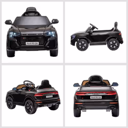 HOMCOM Audi RS Q8 6V Kids Electric Ride On Car Toy w/ Remote Control Black - Additional view 5