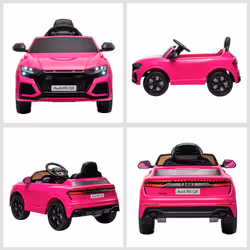 HOMCOM Audi RS Q8 6V Kids Electric Ride On Car Toy w/ Remote Control Pink - Additional view 5