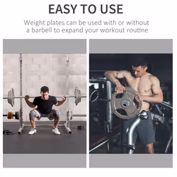 HOMCOM 2" Olympic Weight Plates Sets w/ 2 x 5kg, 2 x 2.5kg for StrengthTraining