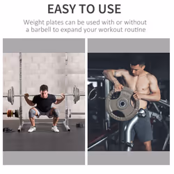 HOMCOM 2" Olympic Weight Plates Sets for Strength Training w/ Weight 2 x 10kg - Additional view 4