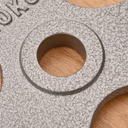 HOMCOM 2" Olympic Weight Plates Sets for Strength Training w/ Weight 2 x 10kg - Additional view 5