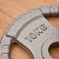 HOMCOM 2" Olympic Weight Plates Sets for Strength Training w/ Weight 2 x 10kg - Additional view 6